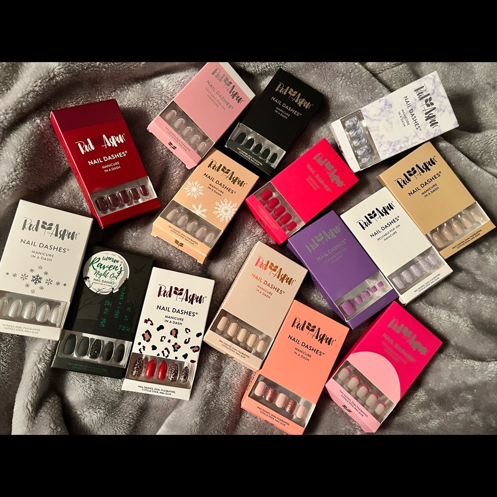 COPY - Red Aspen Nail Dashes